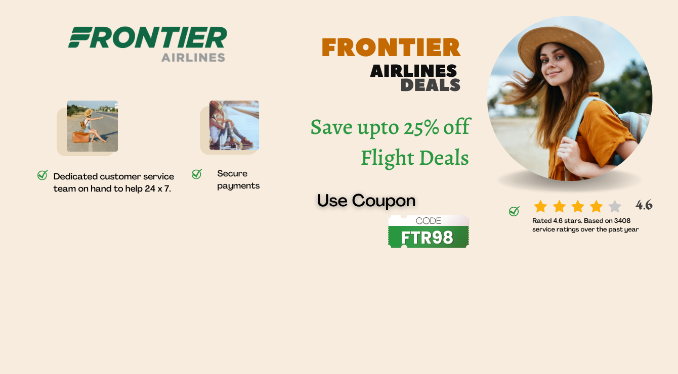 Frontier Airlines Flights (F9) - Booking Trolley
