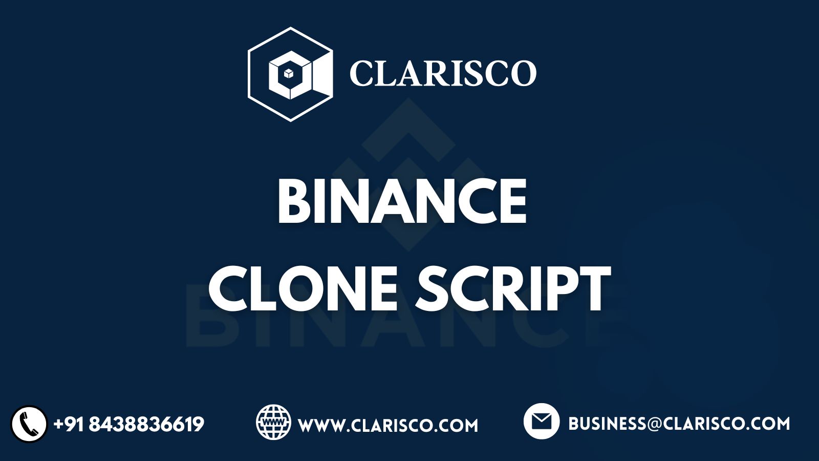Binance Clone Script | Clarisco Solutions