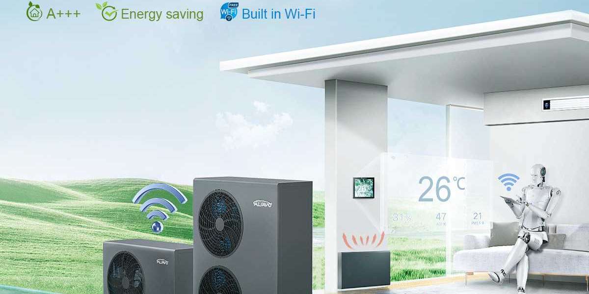 One of the representatives of new energy air source heating heat pump
