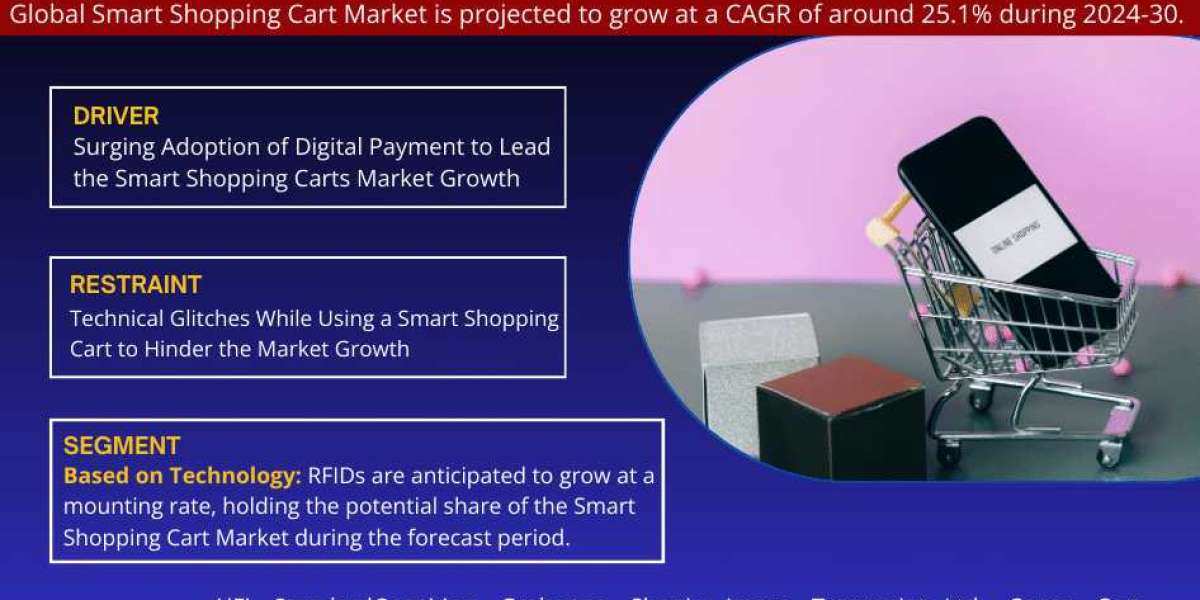 Smart Shopping Cart Market: Size, Share, Demand, Latest Trends, and Investment Opportunity 2024-2030