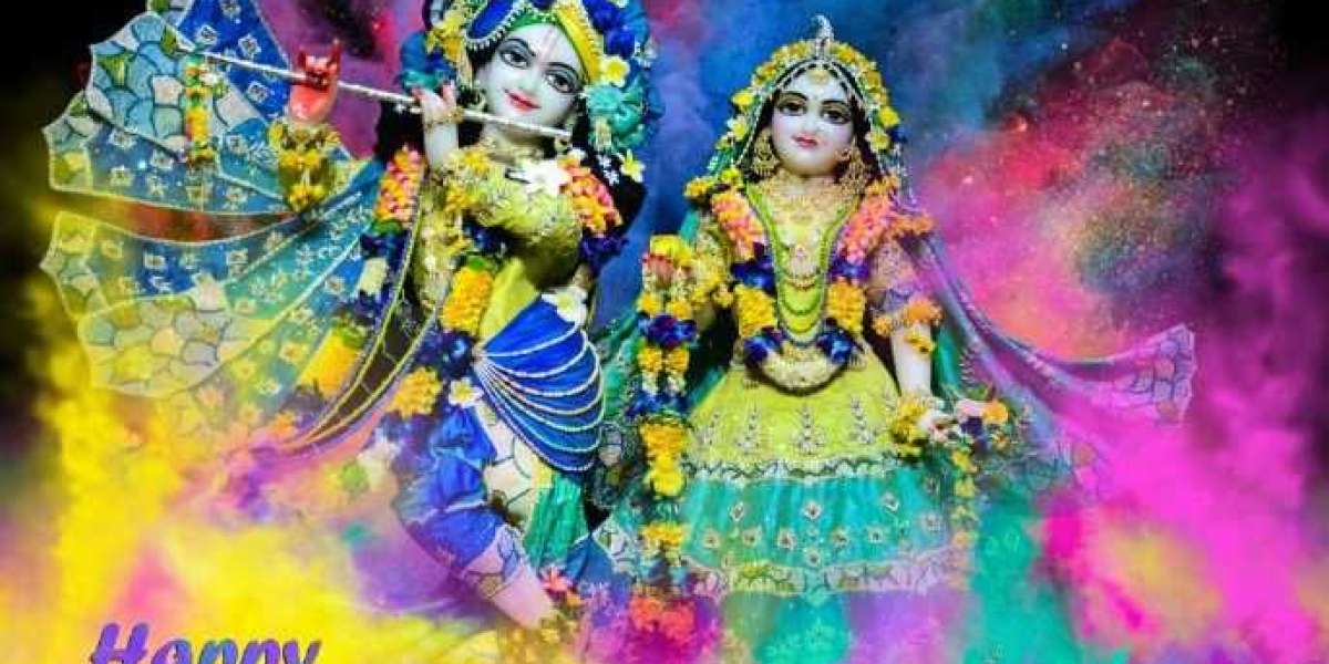 Celebrating the Spirit of Holi: Radiant Images of Radha Krishna